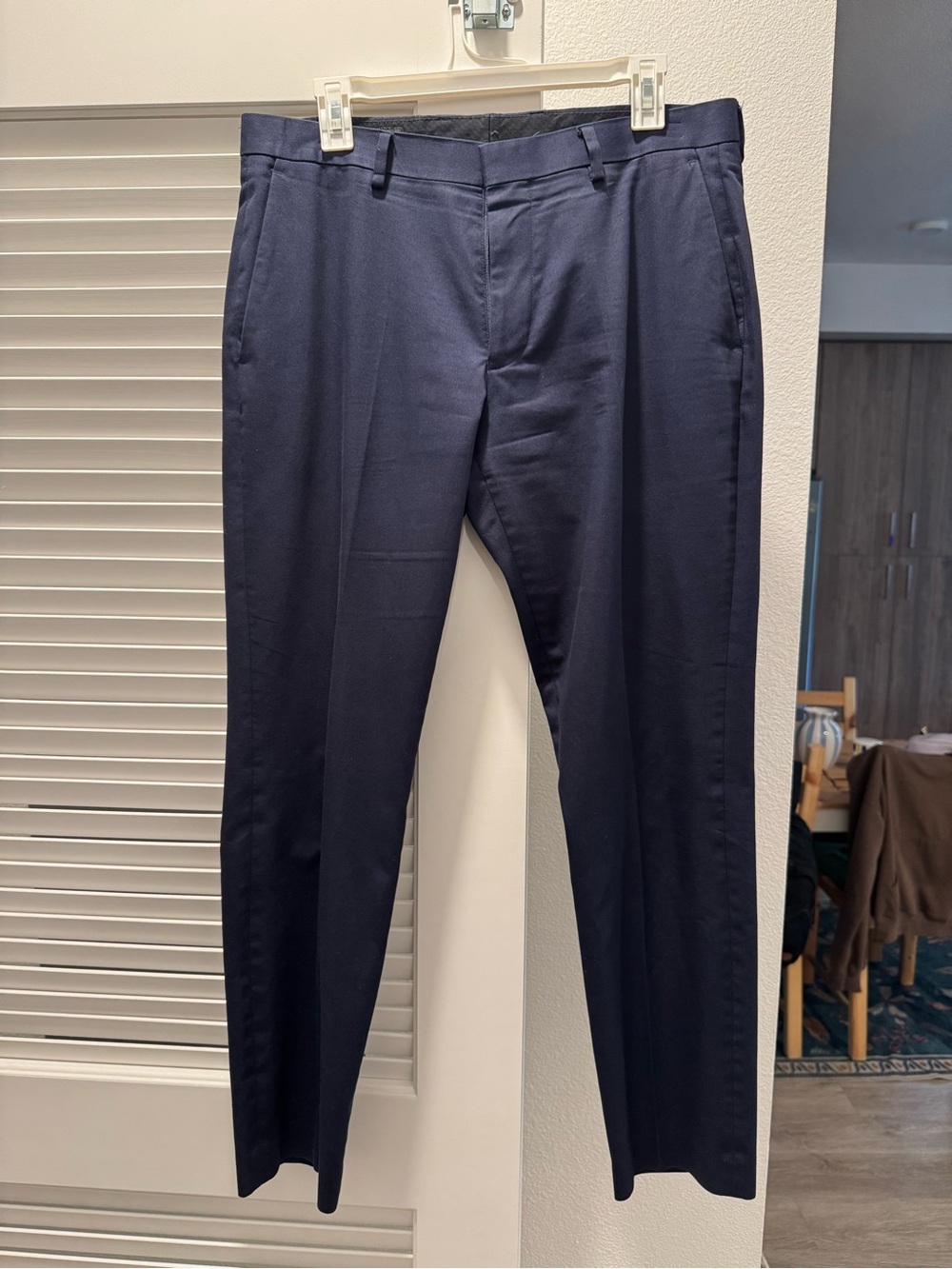 J.Crew Suit and Pants Ludlow 42S W32 30L Loro Piana Blue Peaked Lapel - Picture 10 of 10